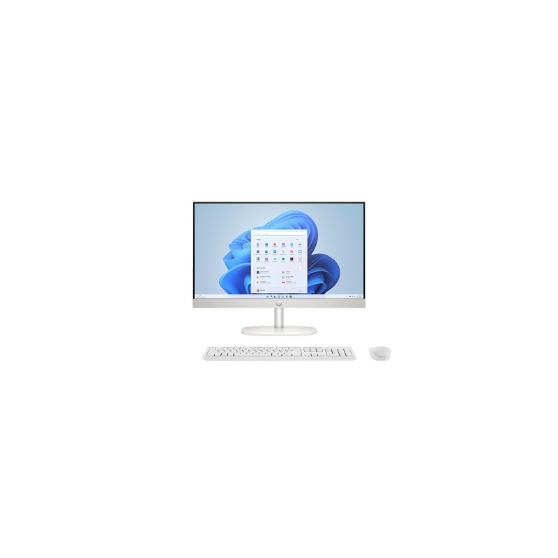 PC HP AIO 23.8' FHD U7-155U 8G 512GB SSD W11H BRANCO - Image 3