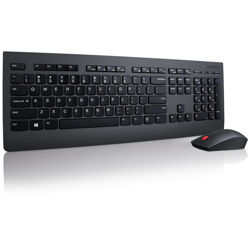 TECLADO+MOUSE LENOVO PROFESSIONAL S/ FIO RECARREGÁVEL PTG
