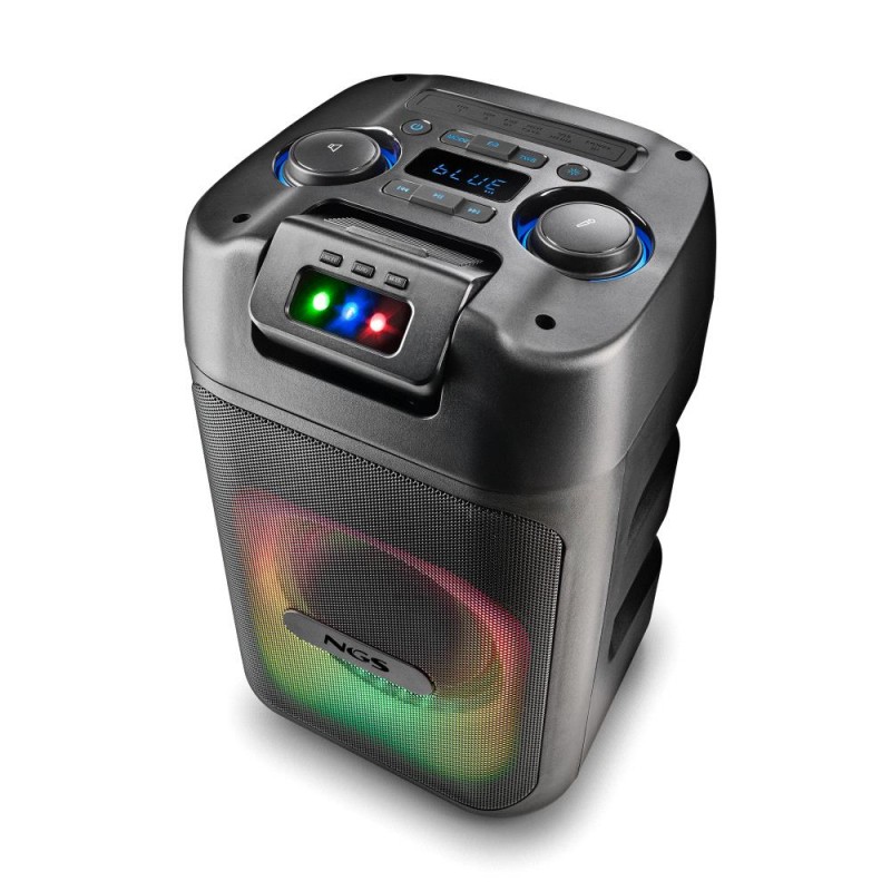 COLUNA NGS BLUETOOTH 80W WILDCLUB LASER PARTY C/BATERIA